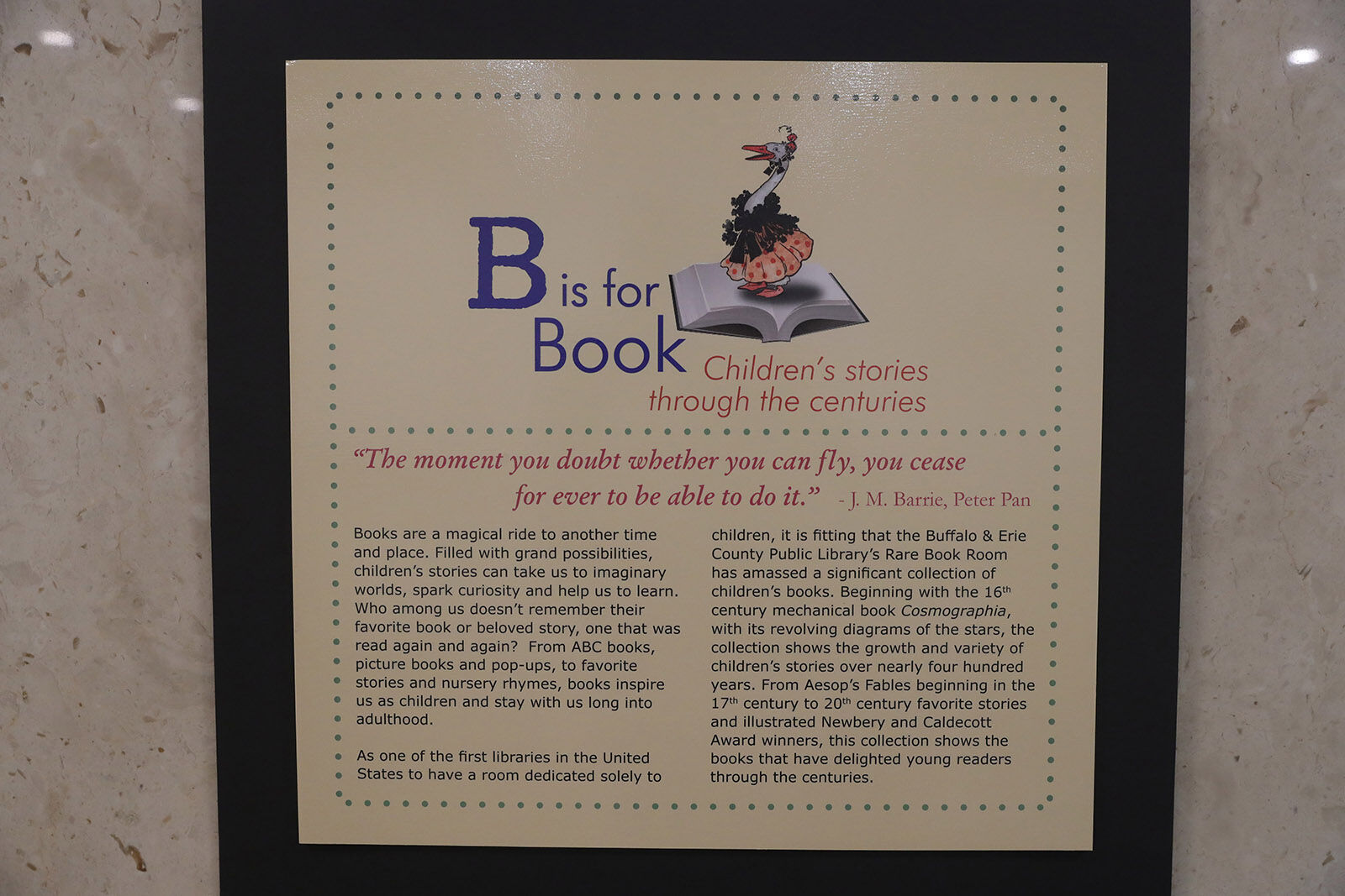 Library exhibition